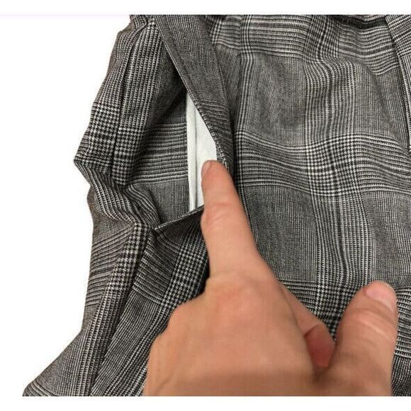 Officine Generale Women's Gray High-Rise Ankle Dress Pants Size FR 38/US 6 - Picture 5 of 10